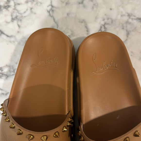 Christian Louboutin Rubber Slides 36 (size 6) - Picture 2 of 5